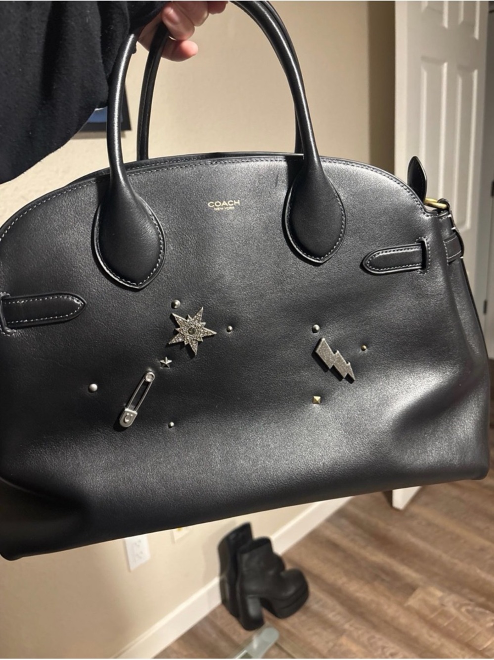 Coach Empire 40 with Metal Star & Lightning Studs - Custom